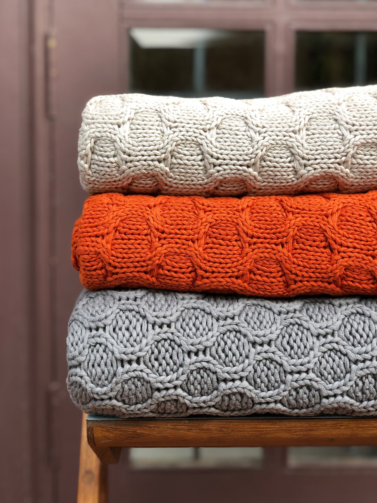 Kelly Knitted throw - Main Image